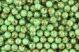   Czech Republic Glass Dappled Beads, Green / Brown - 6mm, Pkg of 60    (Minimum quantity purchase is 1)