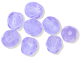   Czech Firepolished / Hydrangea Crystal  Beads 6mm  - pkg of 60    (Minimum quantity purchase is 1)