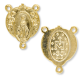 Miraculous Medal Rosary Center with Angel Border – 3/4