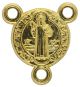 St Benedict Medal Mini Rosary Center - 1/2