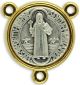   St. Benedict Center Piece  - Two Tone - 5/8
