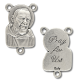 St. Padre Pio Rosary Centerpiece - Silver Ox, 1