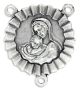 Mother and Child Round Center Piece  - Silver Ox, 1.25