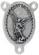 St Michael the Archangel Oval Centerpiece - Silver Ox, 1-1/8