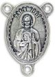 St Jude Oval Centerpiece - Silver Ox, 1-1/8