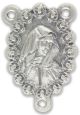 Sorrowful Mother Rose Border Oval Centerpiece - Silver Ox, 1