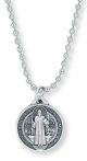 St Benedict Medal Necklace Unisex - 25