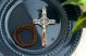 St Benedict Crucifix Pendant (Red Enamel Geometric Inlay) – 3 1/8