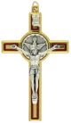 Confirmation Crucifix Pendant with Red Enamel - 3 1/8