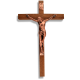 Rose Gold Wood Wall Crucifix – 12.5
