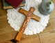 St Benedict Zebra Wood Wall Crucifix - 10