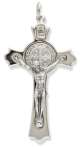 Boxed St. Benedict Flared Edge Crucifix, 3-1/16