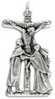 Calvary Crucifix with Mary & St John – 1 5/8