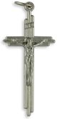 Triple Bar Mission Rosary Crucifix - Silver Tone, Made in Italy  *  (Minimum quantity purchase is 5)