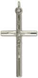 Round Bar Mission Rosary Crucifix - 1 1/2