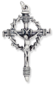 Crown of Thorns Crucifix Pendant – 2 1/4
