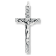 Ornate Crucifix with Botanical Engraving – 1 3/4