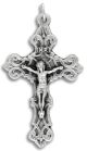 Ornate Fleur-de-Lis Crucifix - 2