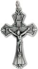 Straight Edge Crucifix with Flared Exterior – 1 7/8