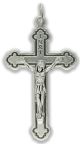 Byzantine Style Crucifix with Dark Outline – 1 7/8