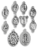 Seven Sorrows Medals Parts Set - 8 Piece Set, Silver Ox *  (Minimum quantity purchase is 1)