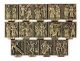 Stations of the Cross Rectangular Plaque Set for Custom Displays – 14 Plaques, 1