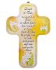  Picture Cross on Wood - Angel of God prayer 5 inch   (Minimum quantity purchase is 1)