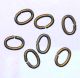 Bronze Finish Oval Jump Rings 5 x 4 x 0.8 mm - 250 pcs  (Minimum quantity purchase of 1) 