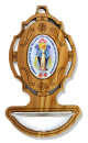 Holy Water Font with Miraculous Medal (Color Image) - 3.75 x 2