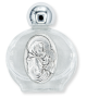 Madonna of the Streets Glass Holy Water Bottle - 1.5 oz Travel Size, Made in Italy   (Minimum quantity purchase is 1)