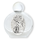 Guardian Angel Glass Holy Water Bottle - 1.5 oz Travel Size, Made in Italy   (Minimum quantity purchase is 1)