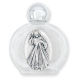 Divine Mercy Glass Holy Water Bottle - 1.5 oz Travel Size, Made in Italy  (Minimum quantity purchase is 1)