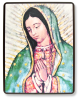 Our Lady of Guadalupe Picture on Wood - 8.5 x 6.5
