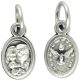 Holy Family / Holy Spirit Medal - Silver Oxidized 1/2
