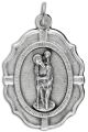 Large Medal - St Christopher -Great for Travelers - 1 1/4