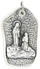  St. Bernadette / Our Lady of Lourdes (Patron Saint of Bodily Ills) Medal - 1 3/8