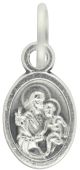  St Joseph / Ruega por Nostros Medal - Oxidized 1/2 inch    (Minimum quantity purchase is 3)