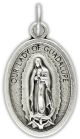 Our Lady of Guadalupe Medal in English - Silver Ox, 1