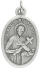  Saint Gerard Medal/ Fertility - Italian Silver OX 1 inch    (Minimum quantity purchase is 2)
