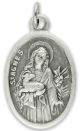  St Agnes / Pray For Us Medal - Italian Silver OX 1 inch (Minimum quantity purchase is 2)