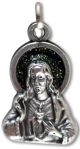  Sacred Heart of Jesus Medal with Blue Inlay - 3/4 inch (Minimum quantity purchase is 1)