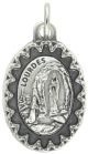 Our Lady of Lourdes Medal with Scalloped Edge - 1
