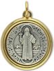  Two-Toned St. Benedict Medal  - 1