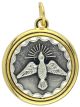 Two-Toned Holy Spirit / Holy Family Medal  - 3/4 Inch   (Minimum quantity purchase is 1)