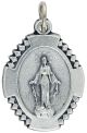   Miraculous Medal with Scalloped Edge - 1 inch (Minimum quantity purchase is 2)