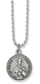  Saint Gerard Necklace with Adjustable Aluminum Ball Chain - 24