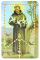  Pray the Rosary Card - PVC with raised beads - St Francis Rosary Holy Card    (Minimum quantity purchase is 1)