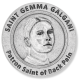  Saint Gemma Galgani Pocket Token - Patronage: Back Pain   (Minimum qty. is purchase of 1)