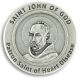  Saint John of God Pocket Token - Patronage: Heart Disease  - Closeout Sale *  (Minimum quantity purchase is 1)