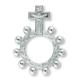 Crucifix Finger Rosary Ring – One Decade Pocket Rosary, 1 3/4